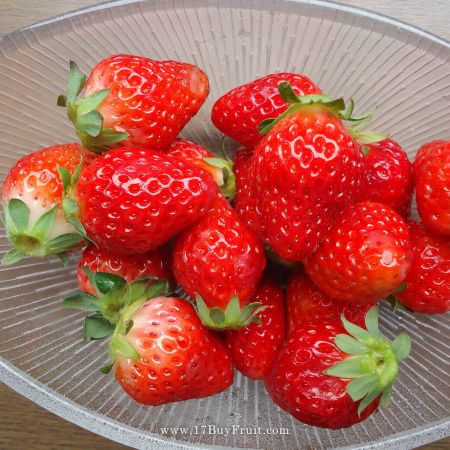 有機栽種鮮草莓，農夫的心血結晶，讓我們安心大口吃@17BuyFruit.com 或找水果姊02-87